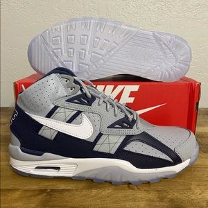 Nike Air Trainer High Georgetown Wolf Grey Obsidian DM8320-001 Men's Size 9